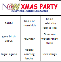 South N@Wies’ Christmas Party 2011