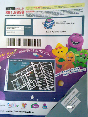 Barney Space Adventures in Manila This Weekend!