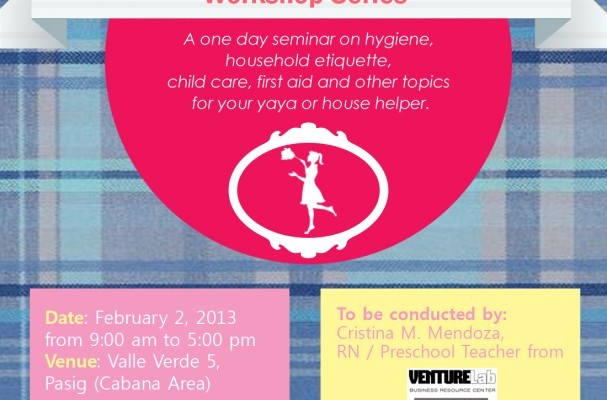 WORKSHOP ALERT: Ok Ka, Yaya Ko!