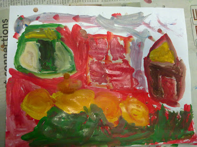 Painting of a 4-Year-Old