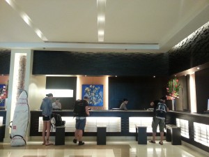 Waterfront Hotel Reception