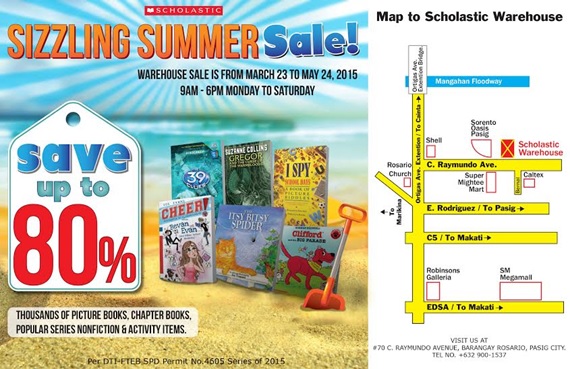 Scholastic Summer Warehouse Sale 2015